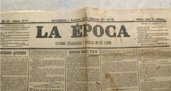 Luis Alfonso escribía en ‘La Época’, que se publicó desde 1849 a 1936.