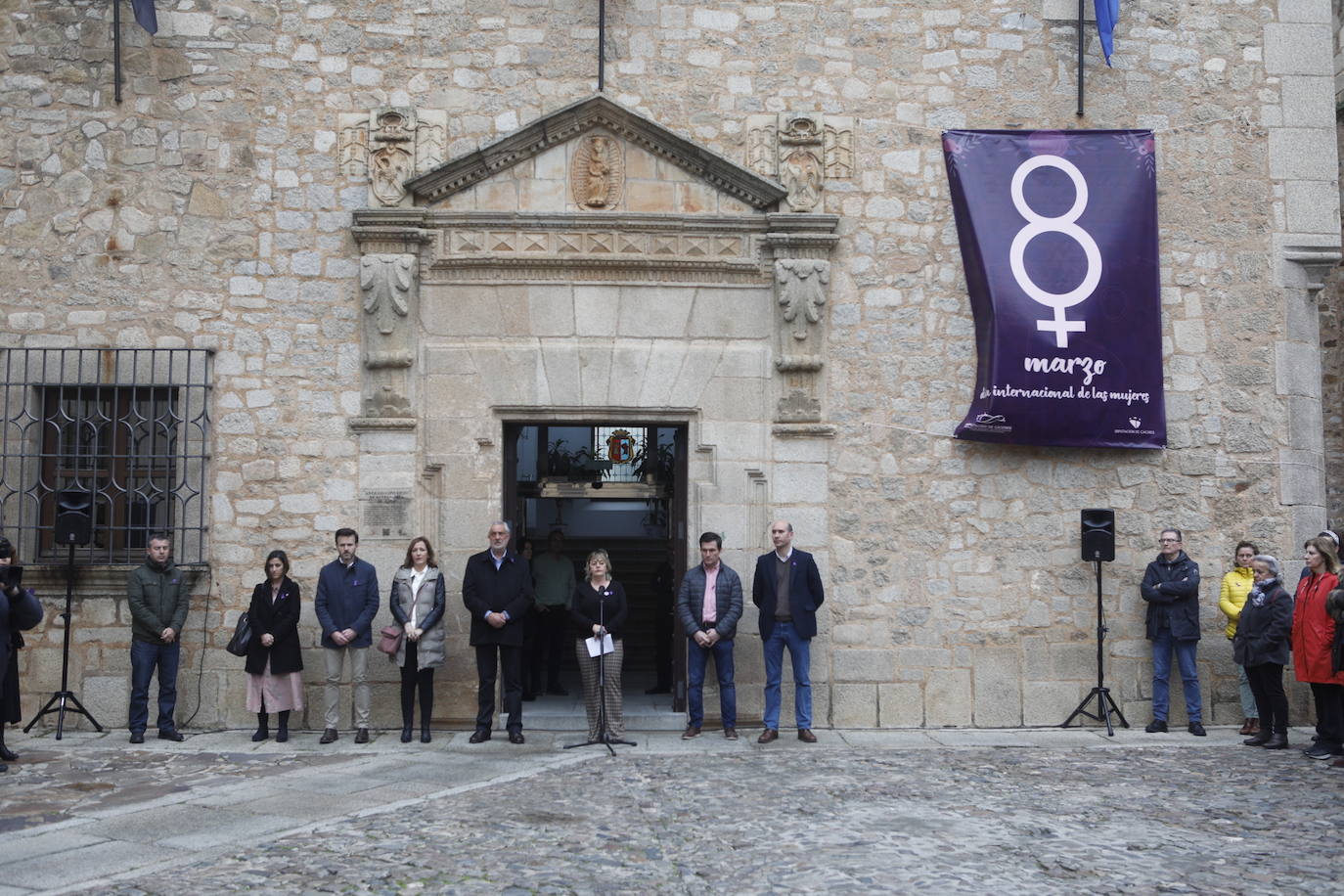 Acto Institucional de la Diputación de Cáceres con motivo del Día Internacional de la Mujer. 