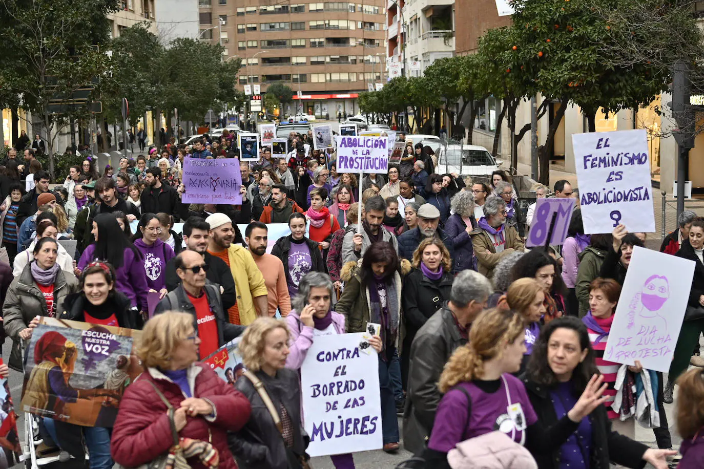 Manifestación del 8M en Badajoz