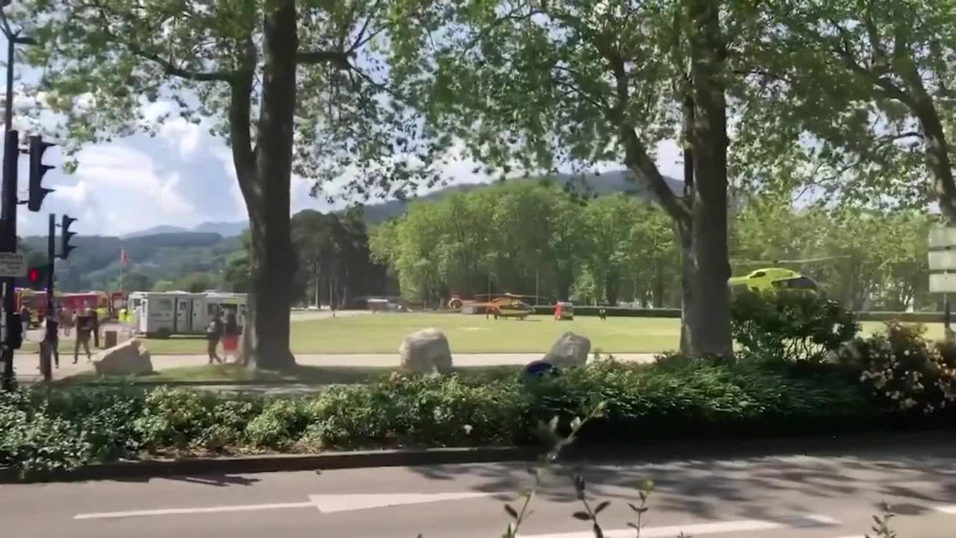 Al menos cinco heridos, entre ellos cuatro niños, por apuñalamiento en un parque de Annecy