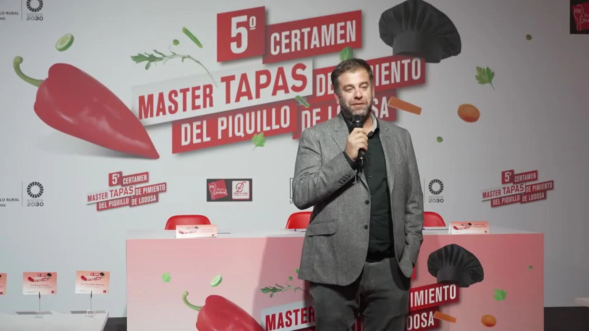 Sofía Corchero, ganadora de la 5ª edición del Máster Tapas de Pimiento del Piquillo de Lodosa