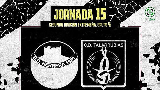 El CD Talarrubias se enfrentará al SP Herrera para la jornada 15