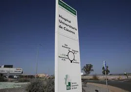 Hospital Universitario de Cáceres.