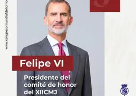 Felipe VI acepta la presidencia del comité de honor del XII Congreso Mundial del Jamón