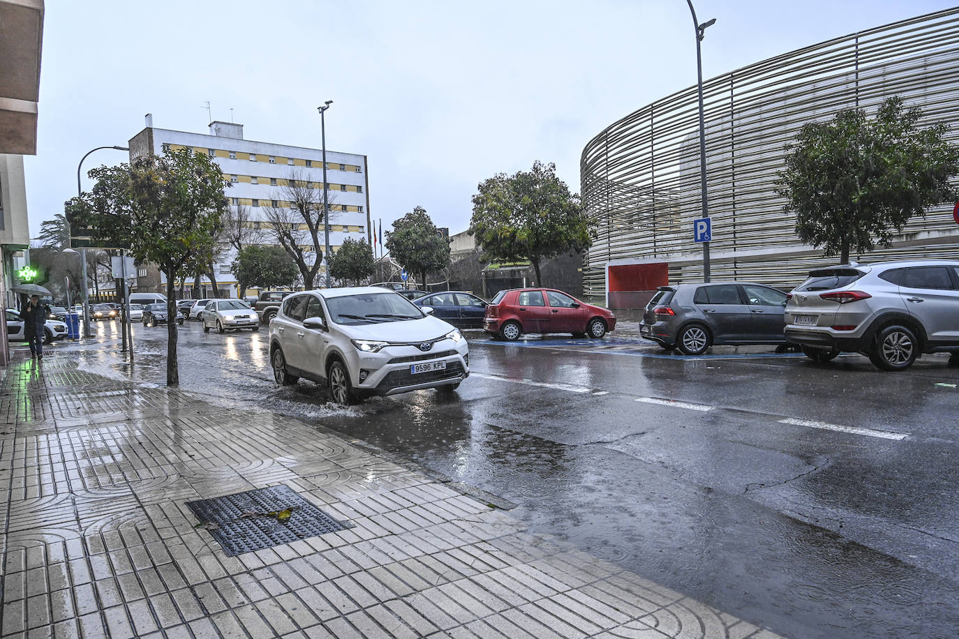 Las imágenes de la borrasca Juan a su paso por Extremadura