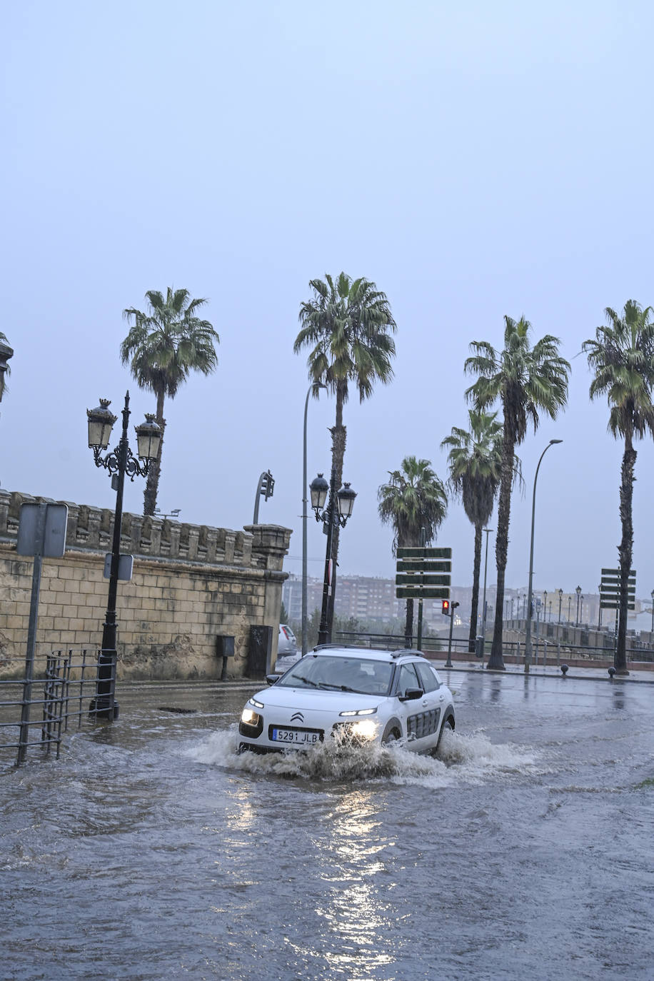 Las imágenes de la borrasca Juan a su paso por Extremadura