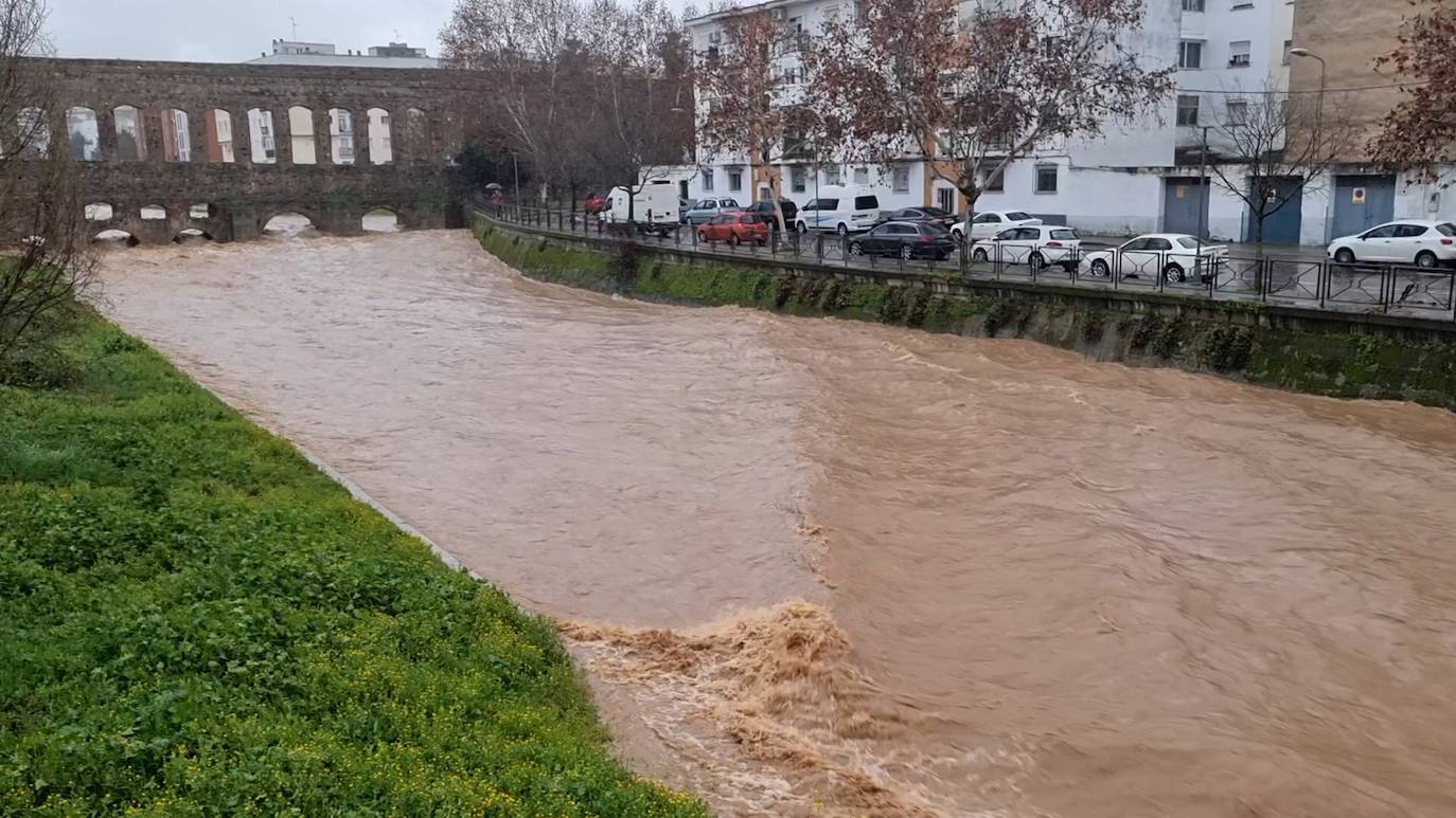 La borrasca Juan deja copiosas lluvias en Extremadura