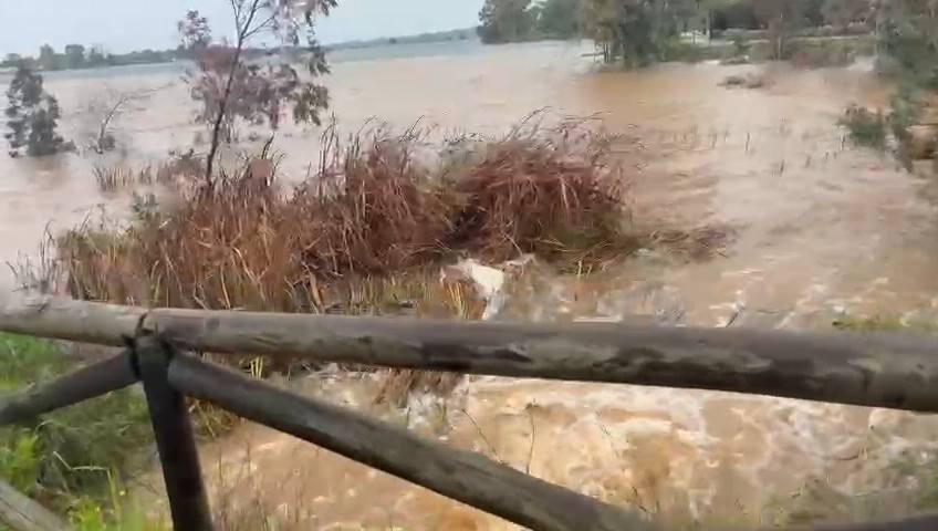 La borrasca Juan deja copiosas lluvias en Extremadura