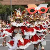 Los Riki's en el último desfile de Carnaval.