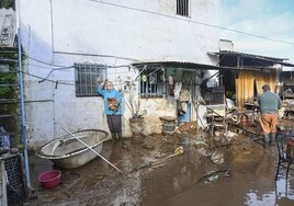 Daños en viviendas en Gévora por la borrasca Efraín.