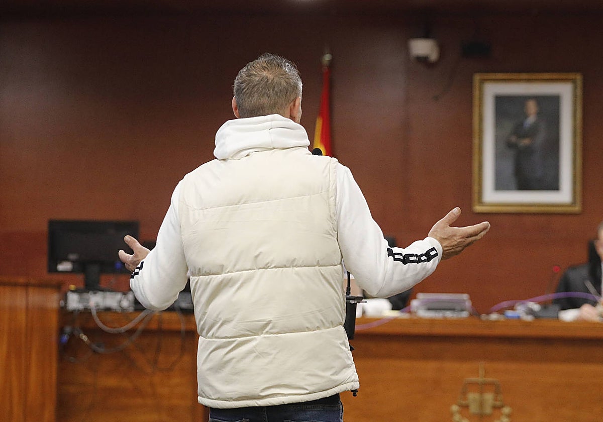 Imagen del condenado por agresiones durante el juicio que se celebró el pasado 11 de enero.