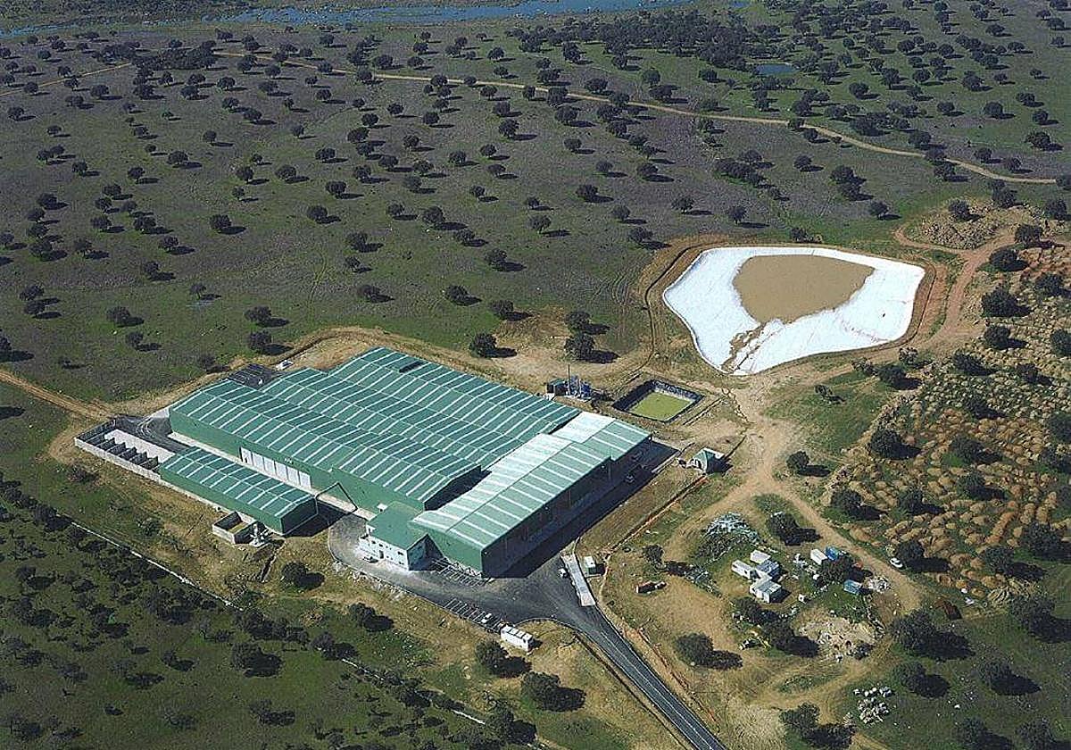 Vista aérea del Ecoparque difundida por Valoriza.