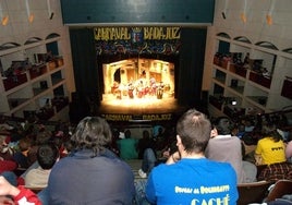 Concurso de murgas del Carnaval de Badajoz.