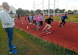 Entrenamientos dirigidos por Agustín Rubio