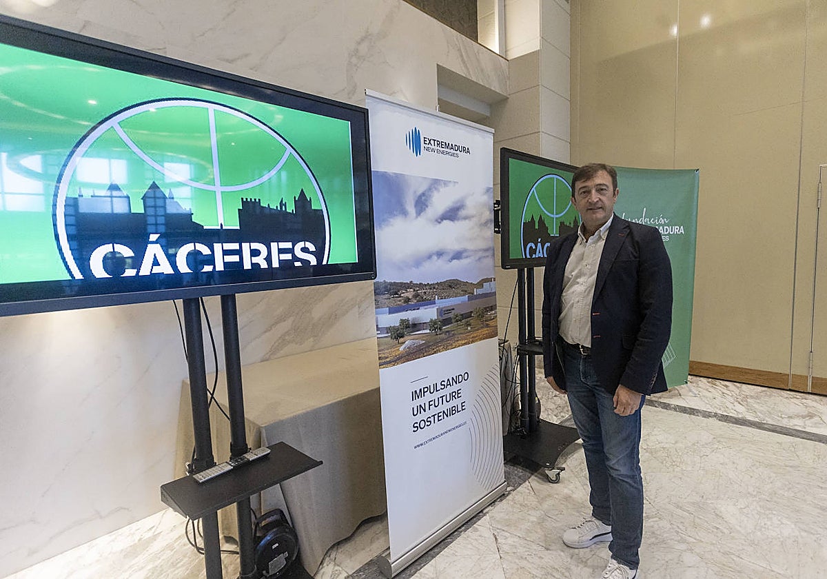 Joaquín Rodríguez en su presentación como director deportivo.