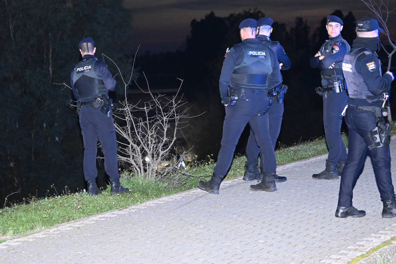 Imágenes de la zona del río en la que se ha hallado el cadáver