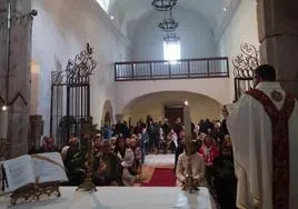 El primer acto, religioso, se celebró en la iglesia del convento.