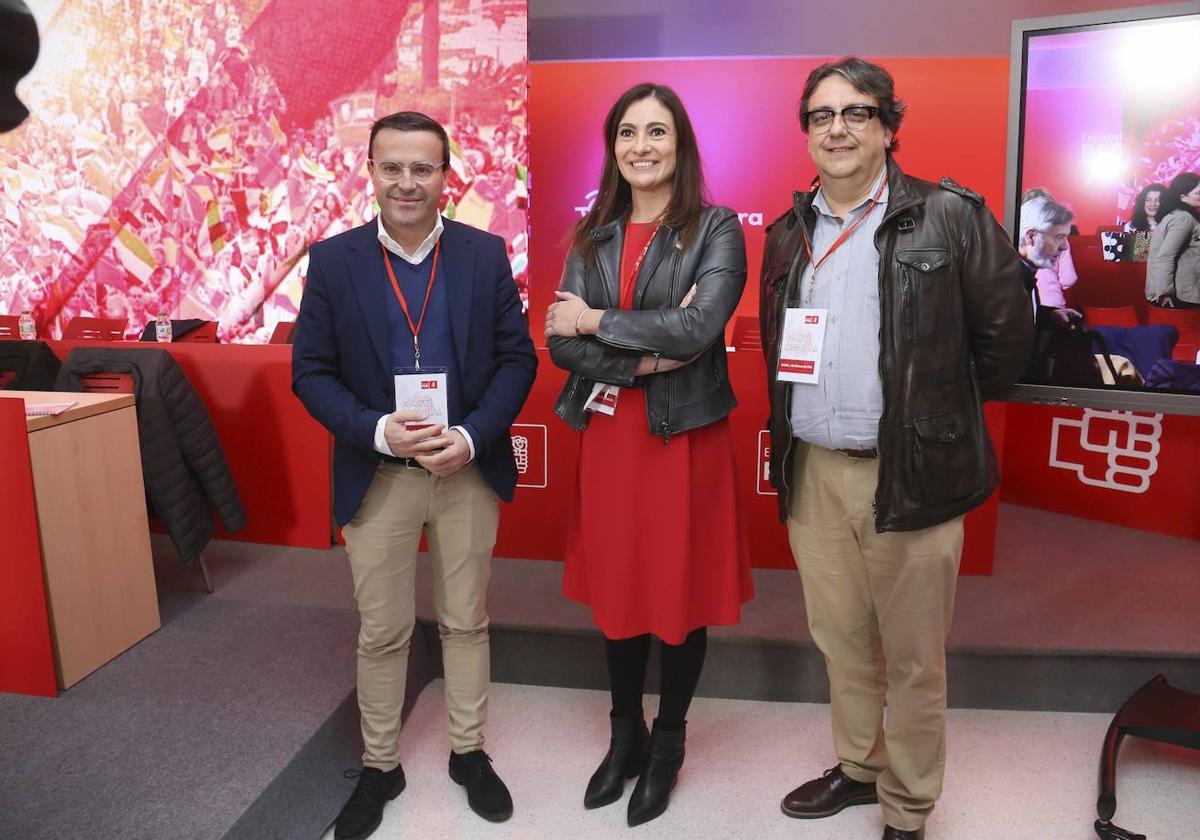 Miguel Ángel Gallardo, Lara Garlito y José María Vergeles, los candidatos a sustituir a Guillermo Fernández Vara como secretario general.