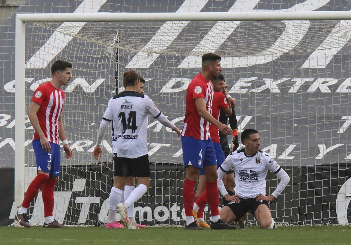 Busi segundos después de errar la mejor ocasión en el último partido ante el Atlético B.