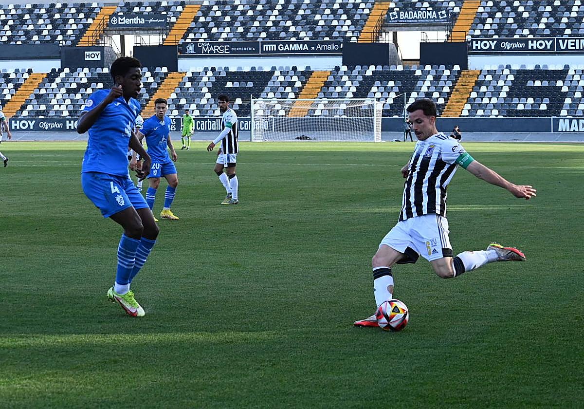 Un momento del partido.