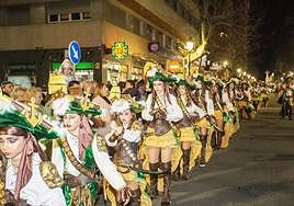 Uno de los grupos participantes en el Carnaval de Cáceres el pasado año.