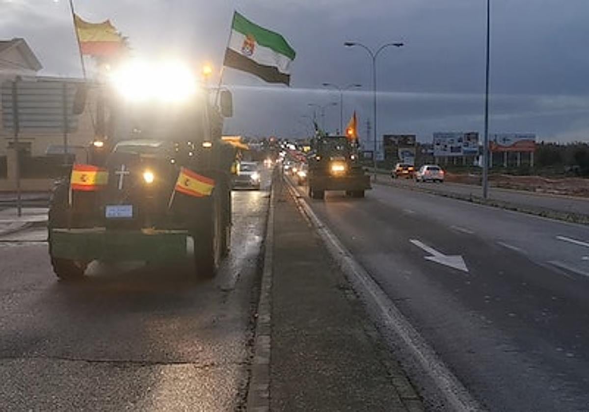 Así hemos narrado el cuarto día de protestas agrarias en Extremadura
