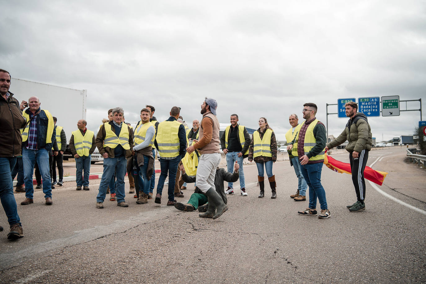 Fotos | La protesta de agricultores y ganaderos extremeños en Mérida