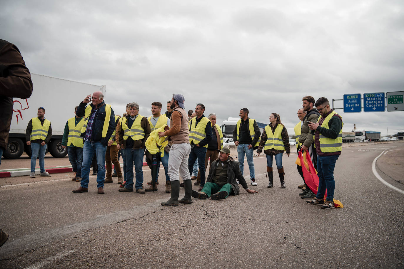 Fotos | La protesta de agricultores y ganaderos extremeños en Mérida