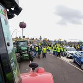 El cuarto día de protestas agrarias deja momentos de tensión en Extremadura