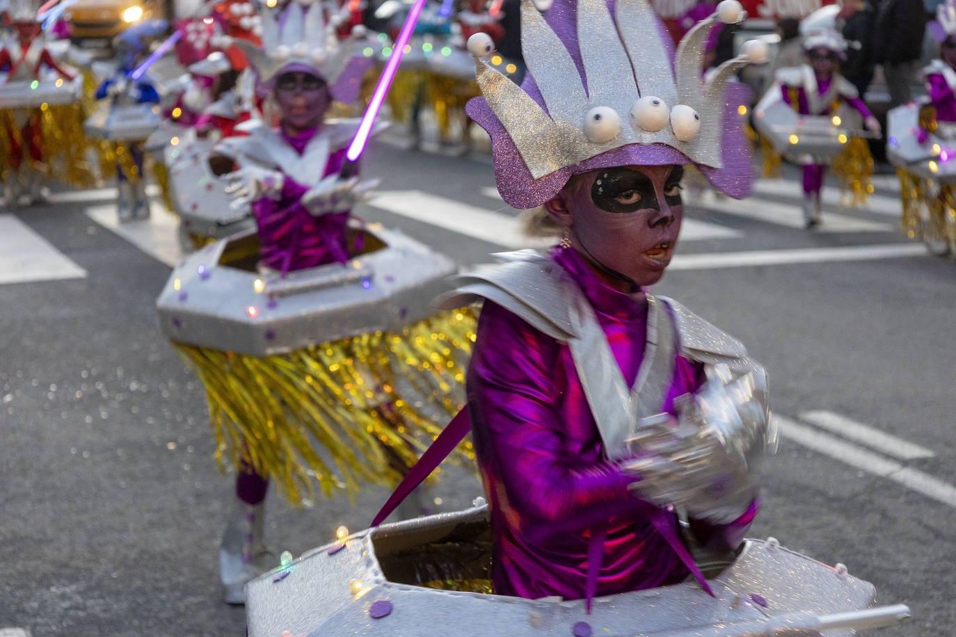 El desfile del Carnaval de Cáceres, en imágenes