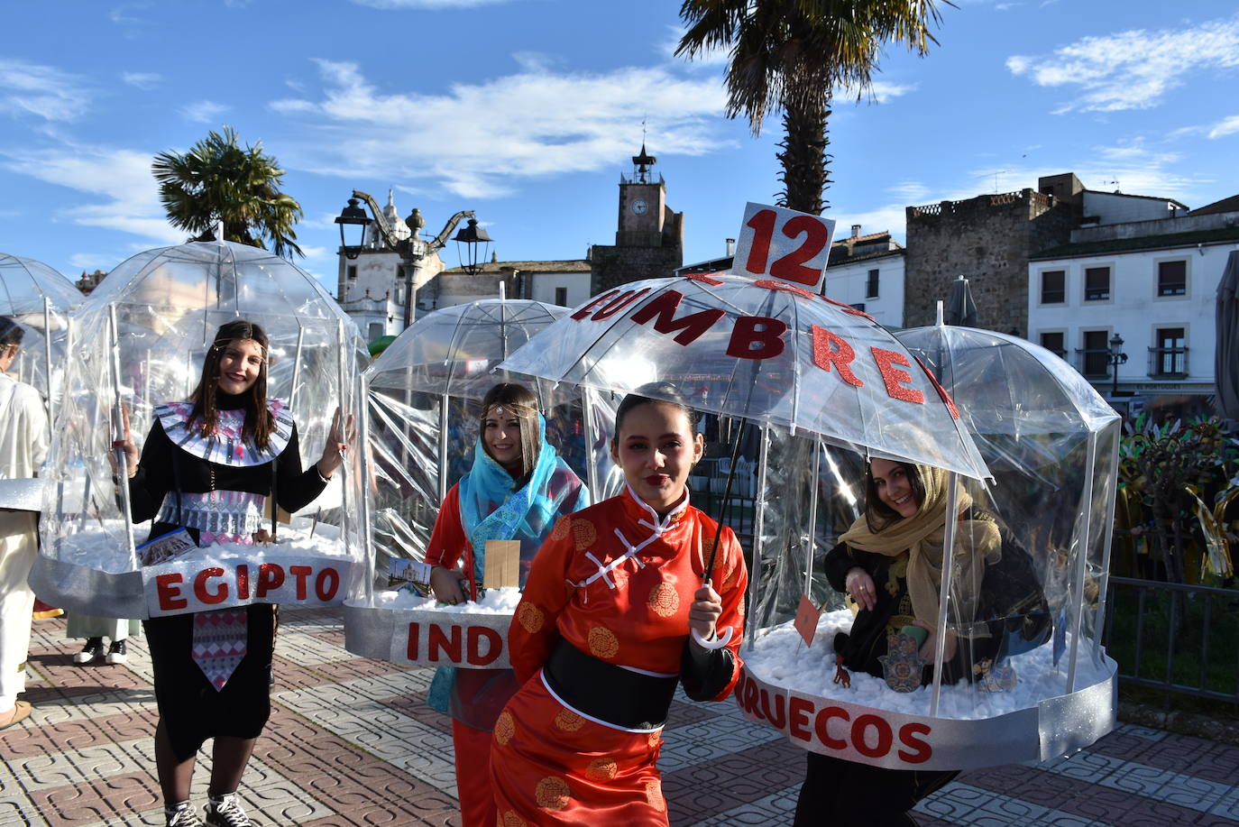 Desfile de comparsas del Carnaval del Buche. Alburquerque 2024