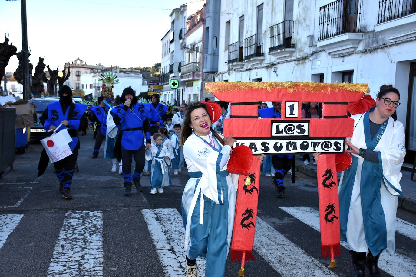 Desfile de comparsas del Carnaval del Buche. Alburquerque 2024