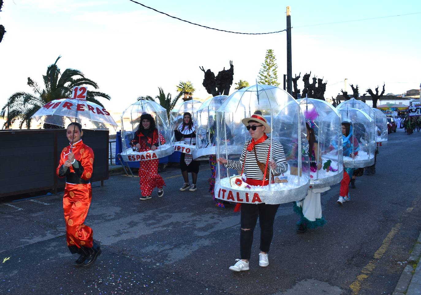 Desfile de comparsas del Carnaval del Buche. Alburquerque 2024