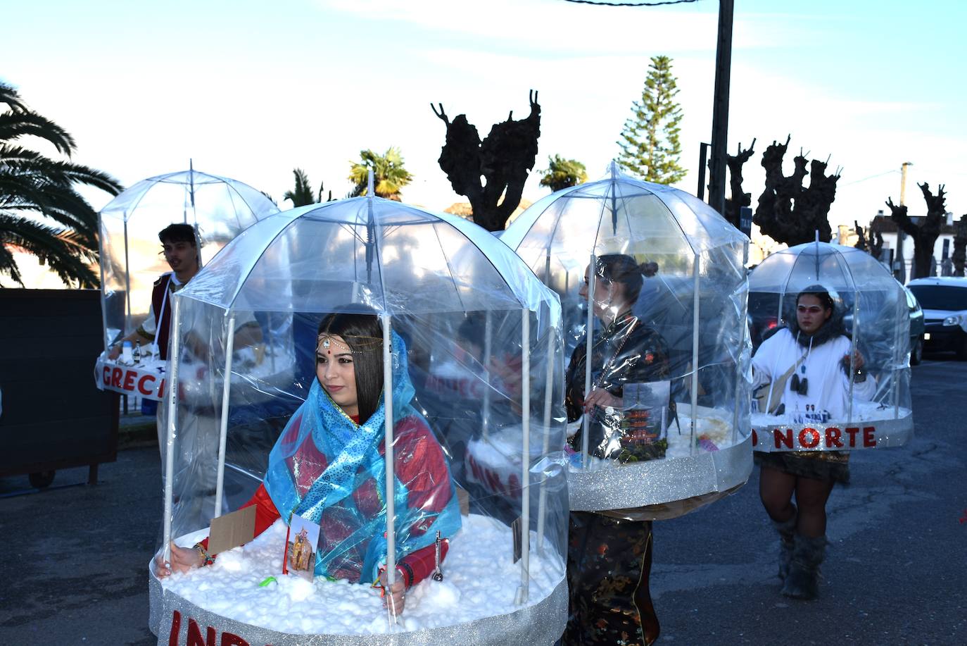 Desfile de comparsas del Carnaval del Buche. Alburquerque 2024