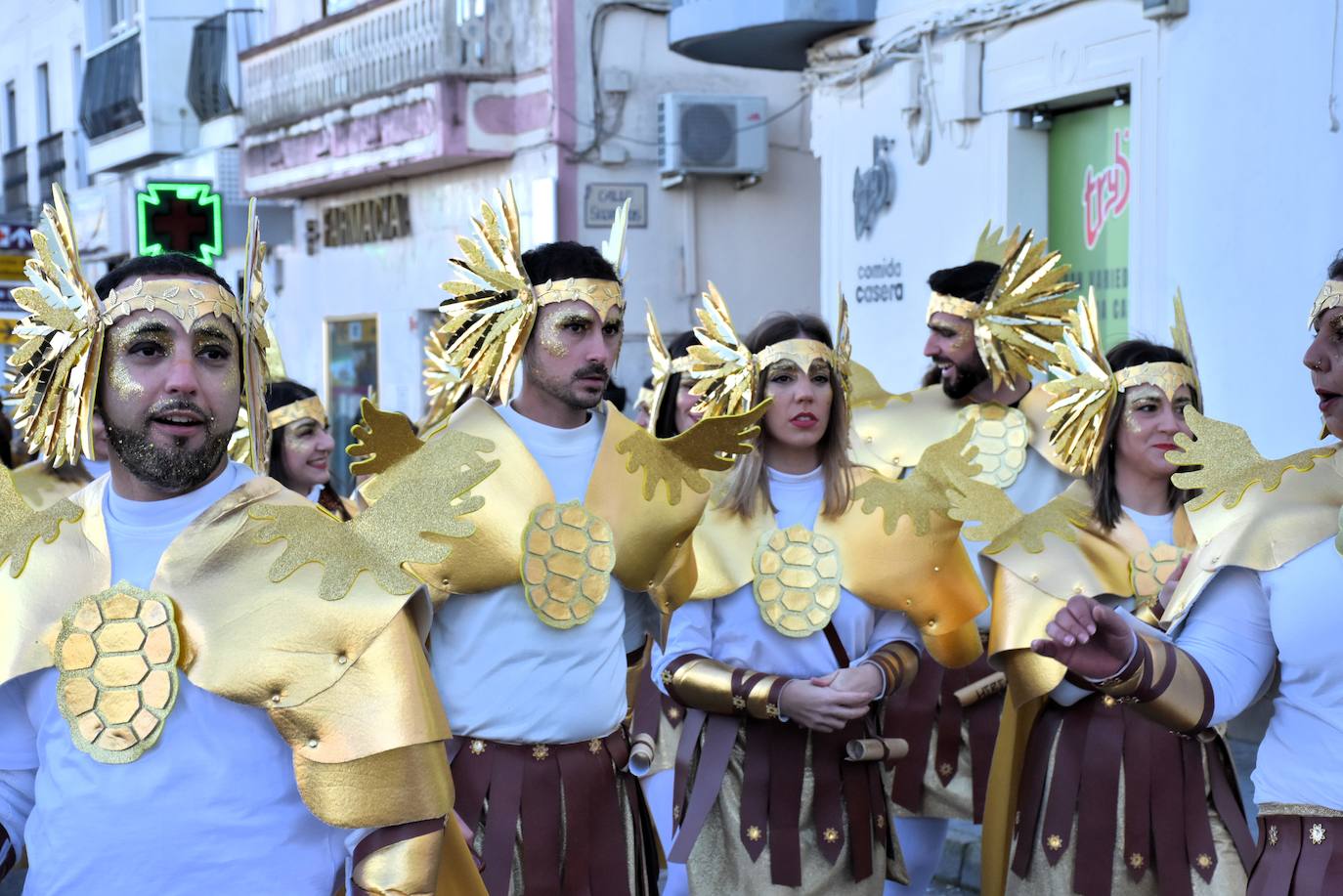 Desfile de comparsas del Carnaval del Buche. Alburquerque 2024