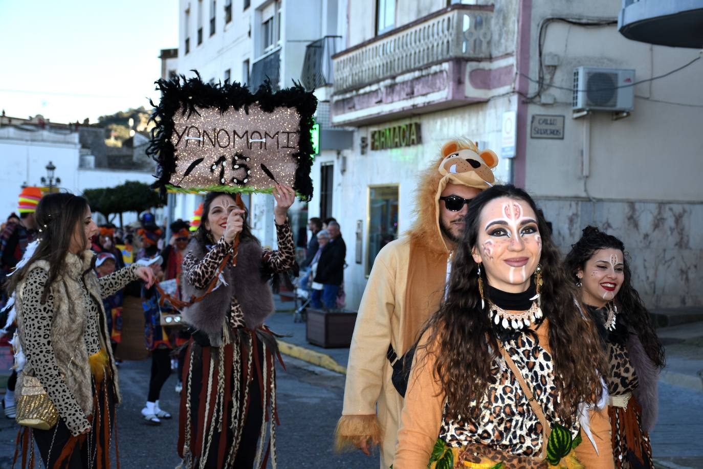 Desfile de comparsas del Carnaval del Buche. Alburquerque 2024