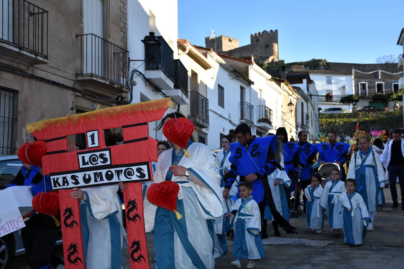 Desfile de comparsas del Carnaval del Buche. Alburquerque 2024