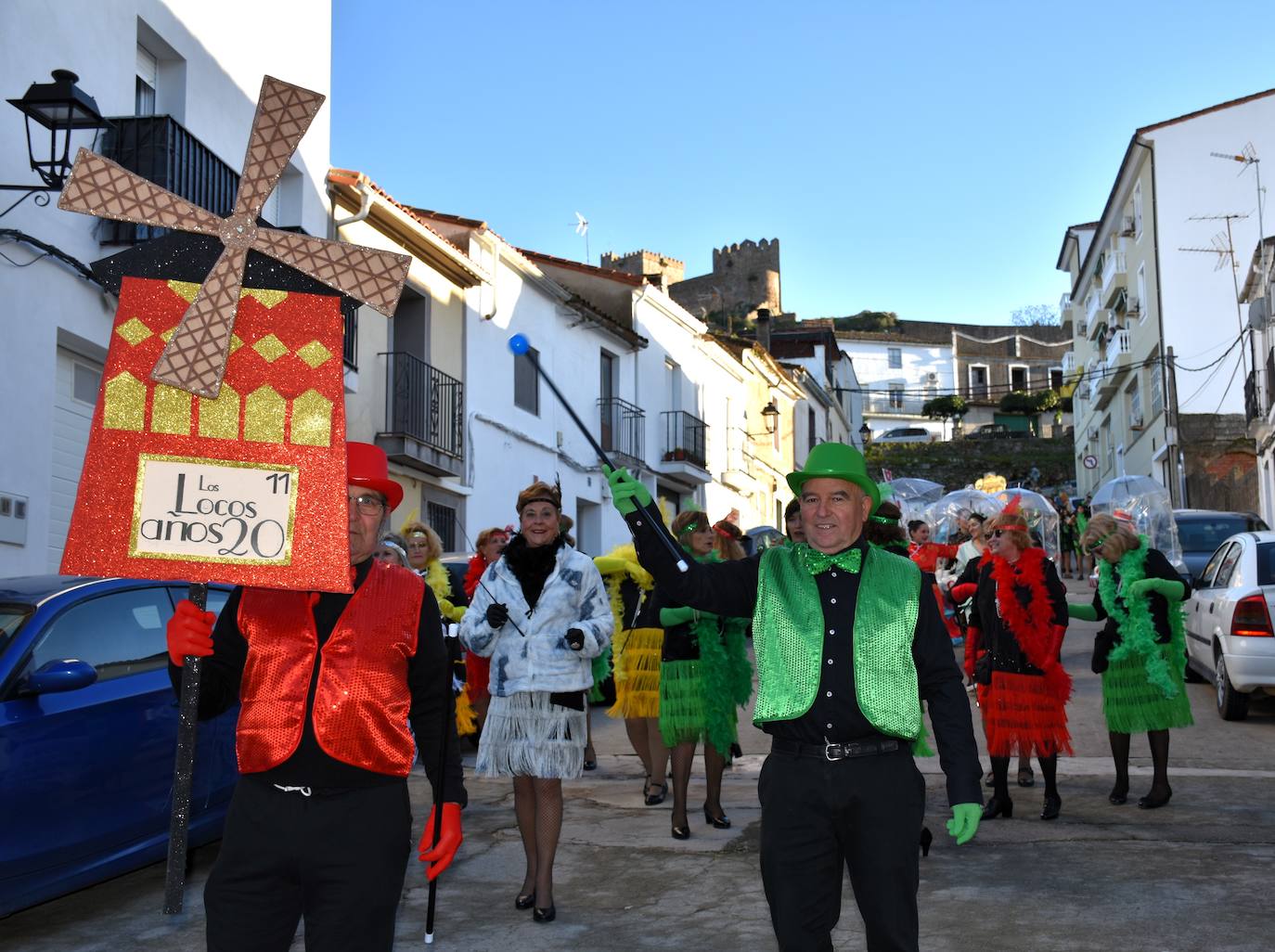 Desfile de comparsas del Carnaval del Buche. Alburquerque 2024