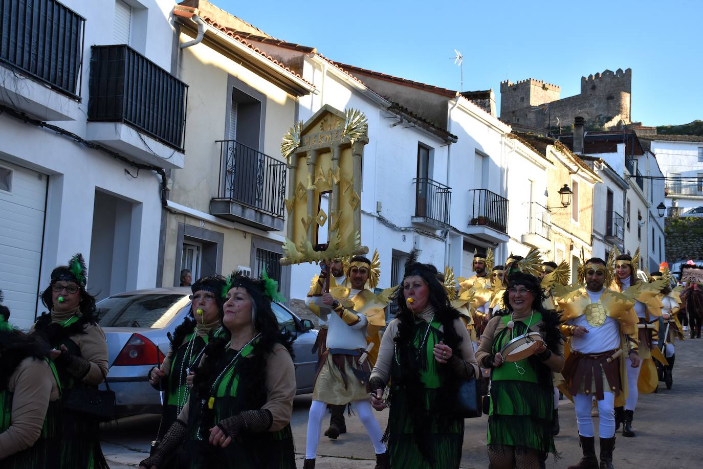 Desfile de comparsas del Carnaval del Buche. Alburquerque 2024