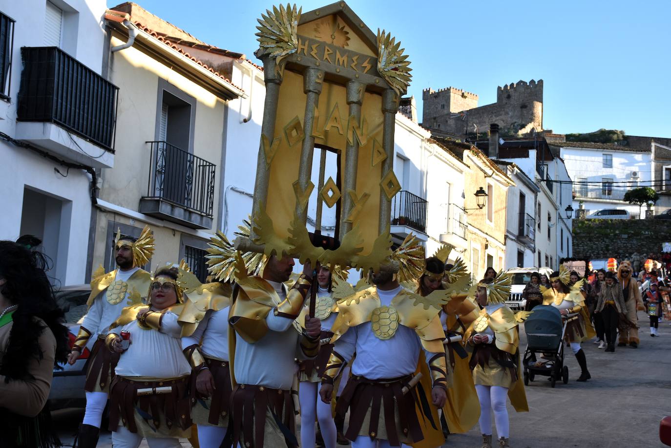 Desfile de comparsas del Carnaval del Buche. Alburquerque 2024