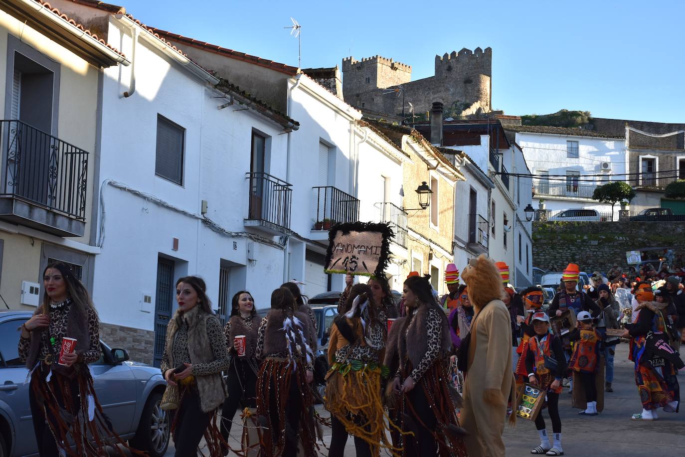 Desfile de comparsas del Carnaval del Buche. Alburquerque 2024