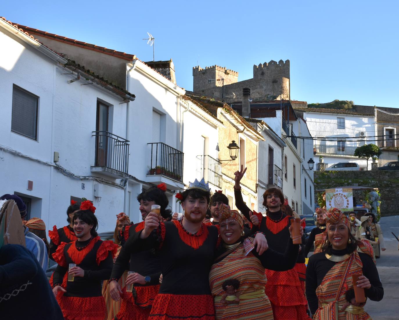 Desfile de comparsas del Carnaval del Buche. Alburquerque 2024