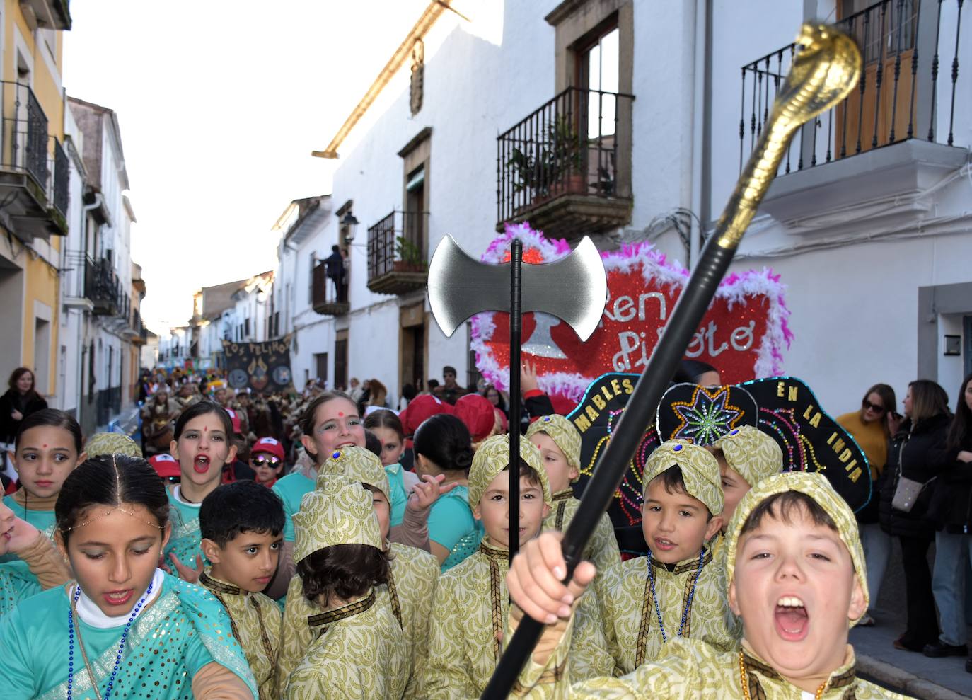 Desfile de comparsas del Carnaval del Buche. Alburquerque 2024