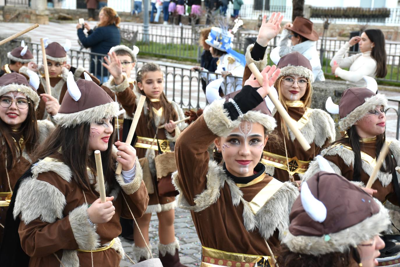 Desfile de comparsas del Carnaval del Buche. Alburquerque 2024
