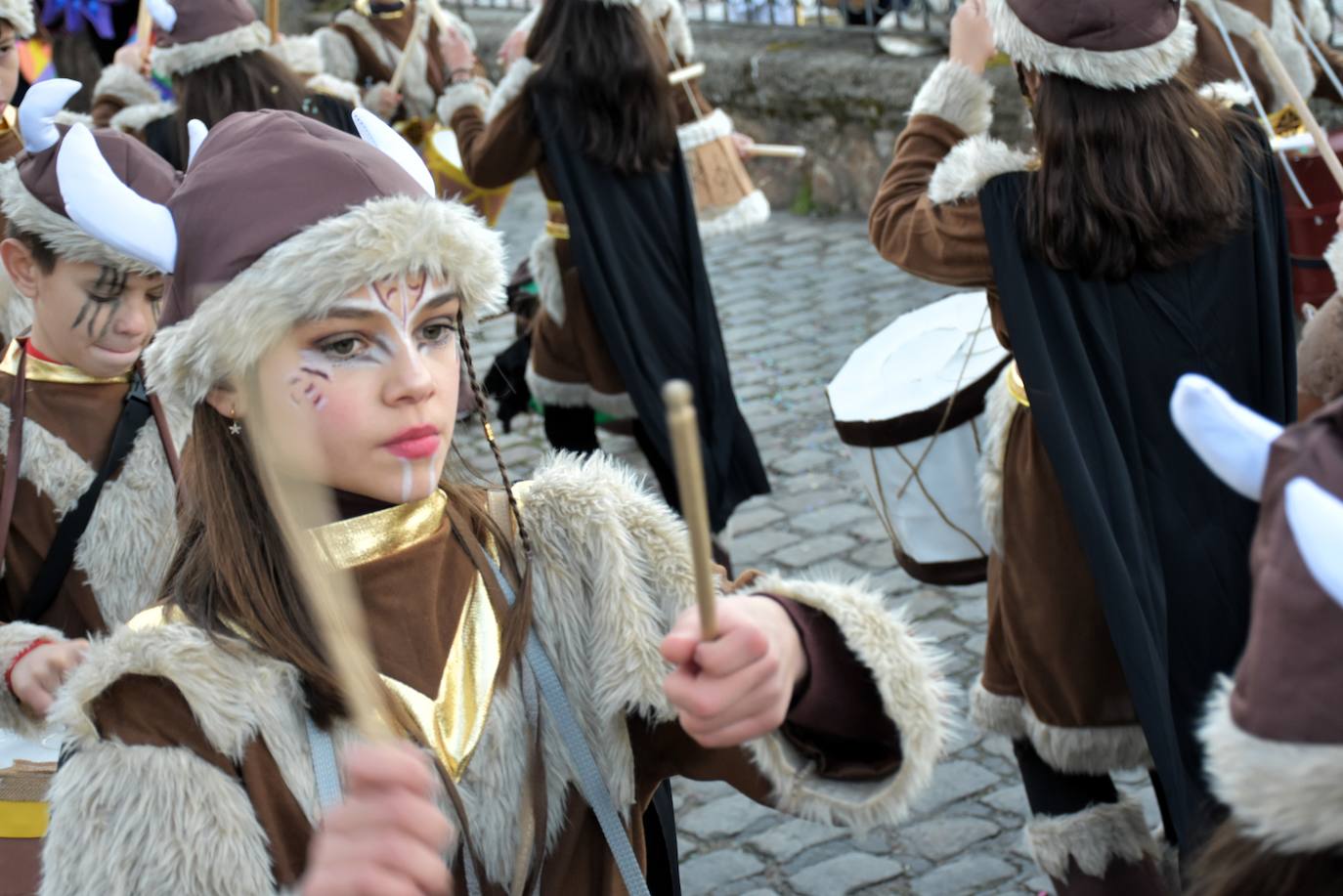 Desfile de comparsas del Carnaval del Buche. Alburquerque 2024