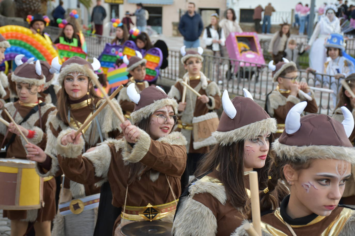 Desfile de comparsas del Carnaval del Buche. Alburquerque 2024
