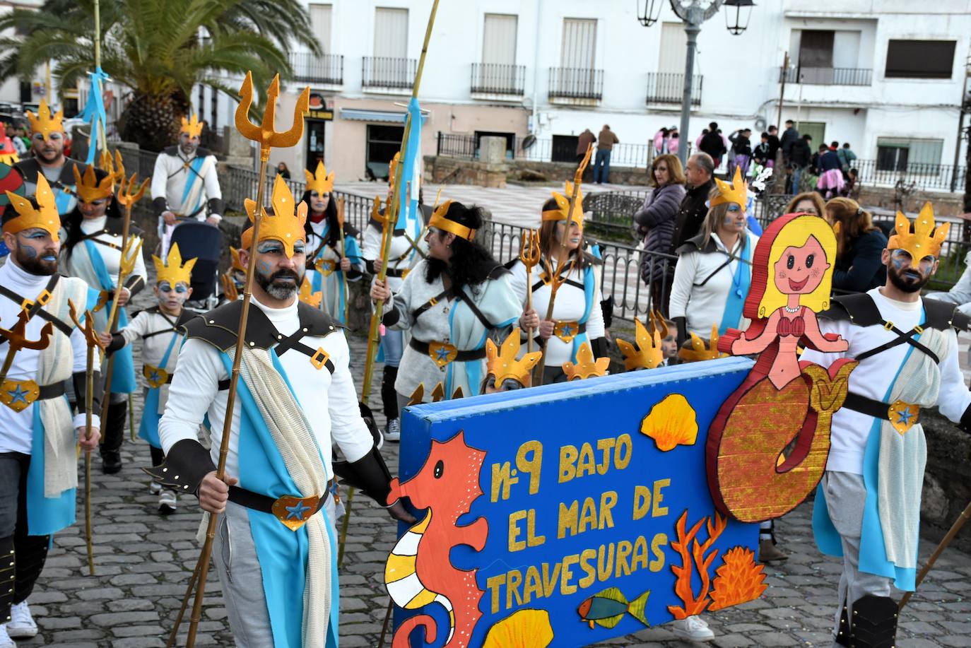 Desfile de comparsas del Carnaval del Buche. Alburquerque 2024