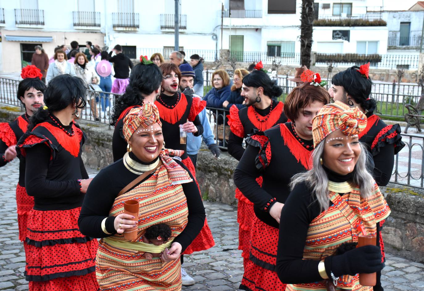 Desfile de comparsas del Carnaval del Buche. Alburquerque 2024