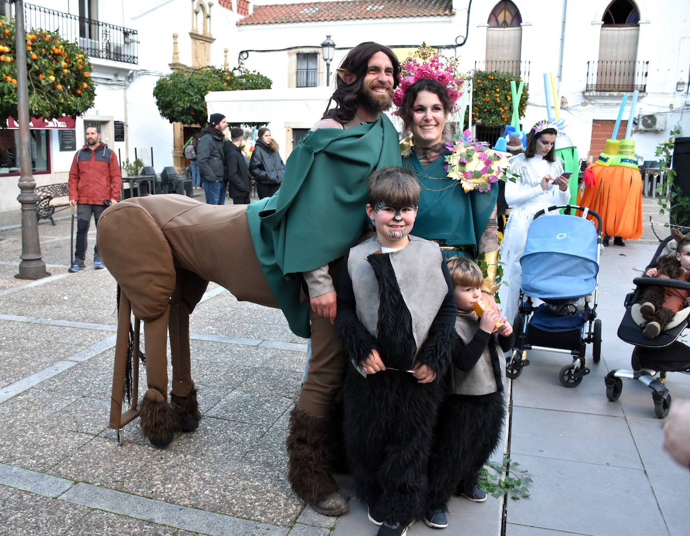 Desfile de comparsas del Carnaval del Buche. Alburquerque 2024
