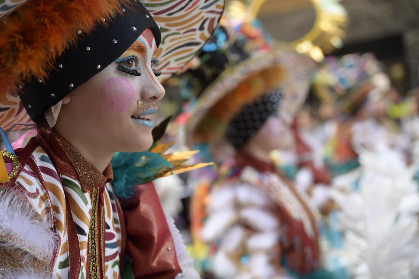 Las mejores imágenes del colorido desfile infantil del Carnaval de Badajoz 2024 (I)